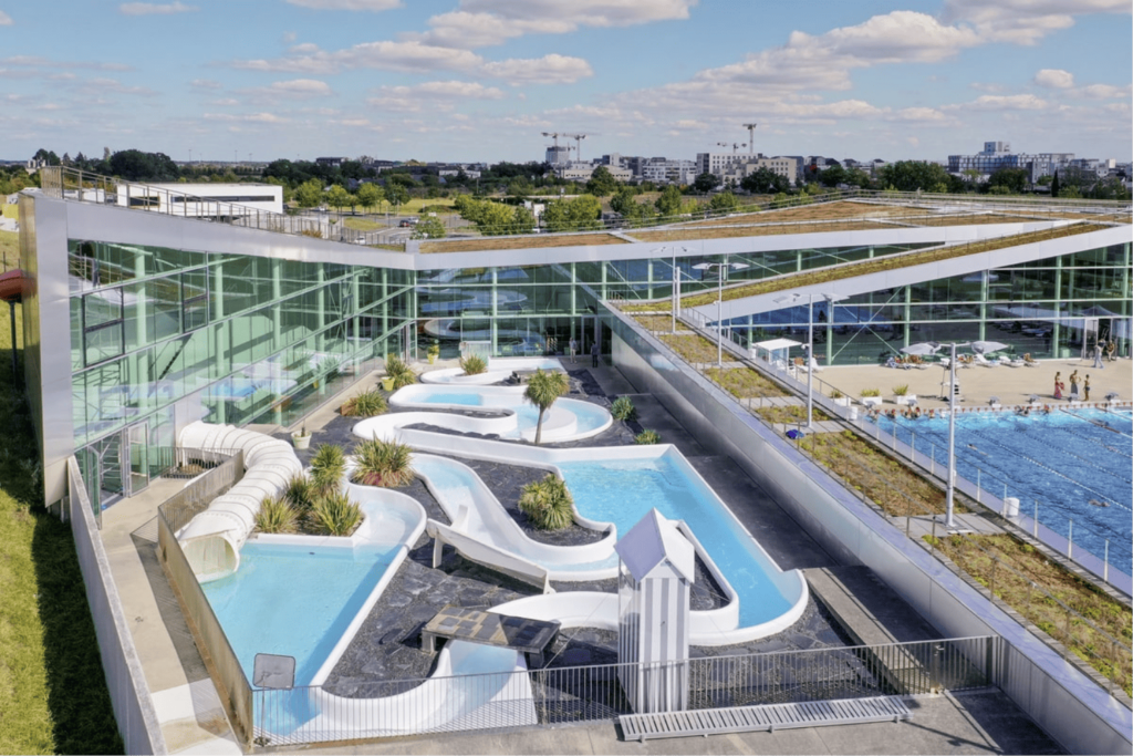 étanchéité en résine pour le centre Aquavita à Angers