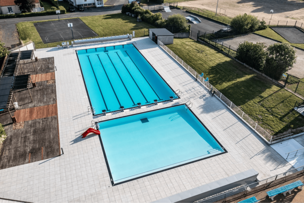 étanchéité en résine pour la piscine sportive de Nege&O à Saint-Macaire-en-Mauges